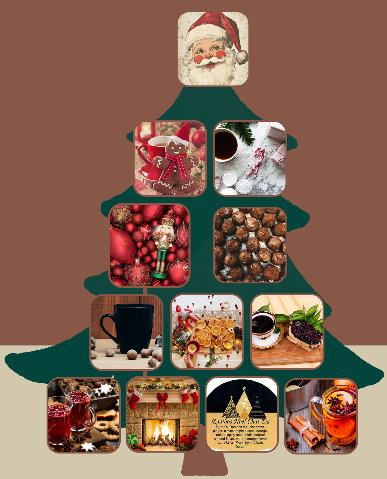 12 Teas Of Christmas Box Greenwich Teaburners tea, llc.